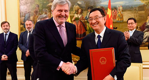 China y España firman un ambicioso acuerdo cultural